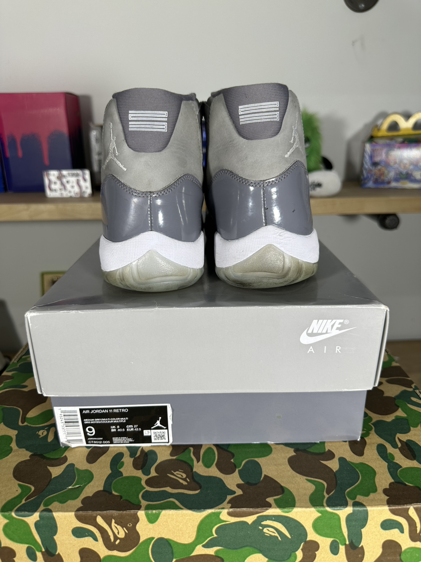 SZ 9 AJ 11 Cool Grey