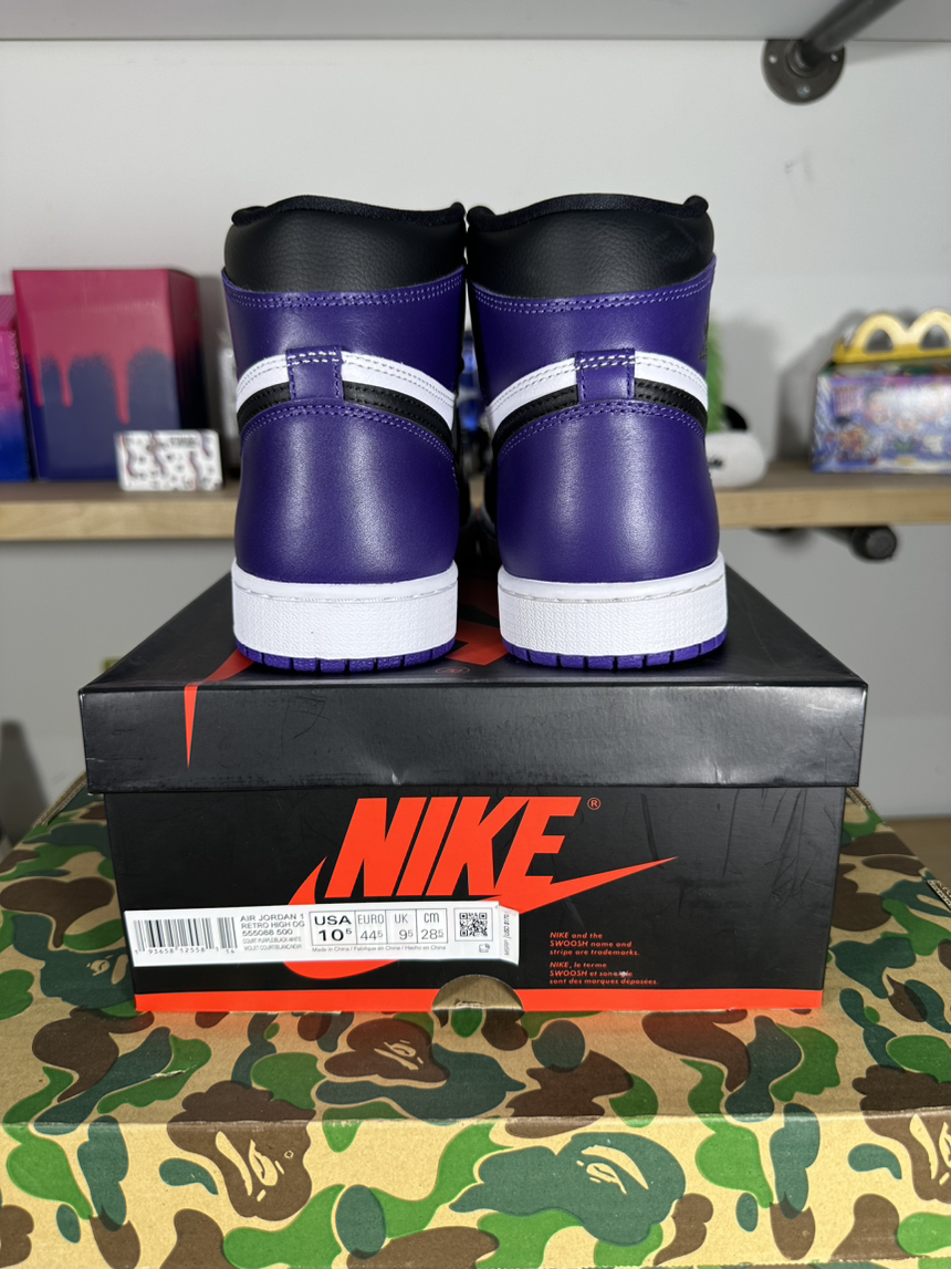 SZ 10.5 AJ 1 Court Purple *VNDS