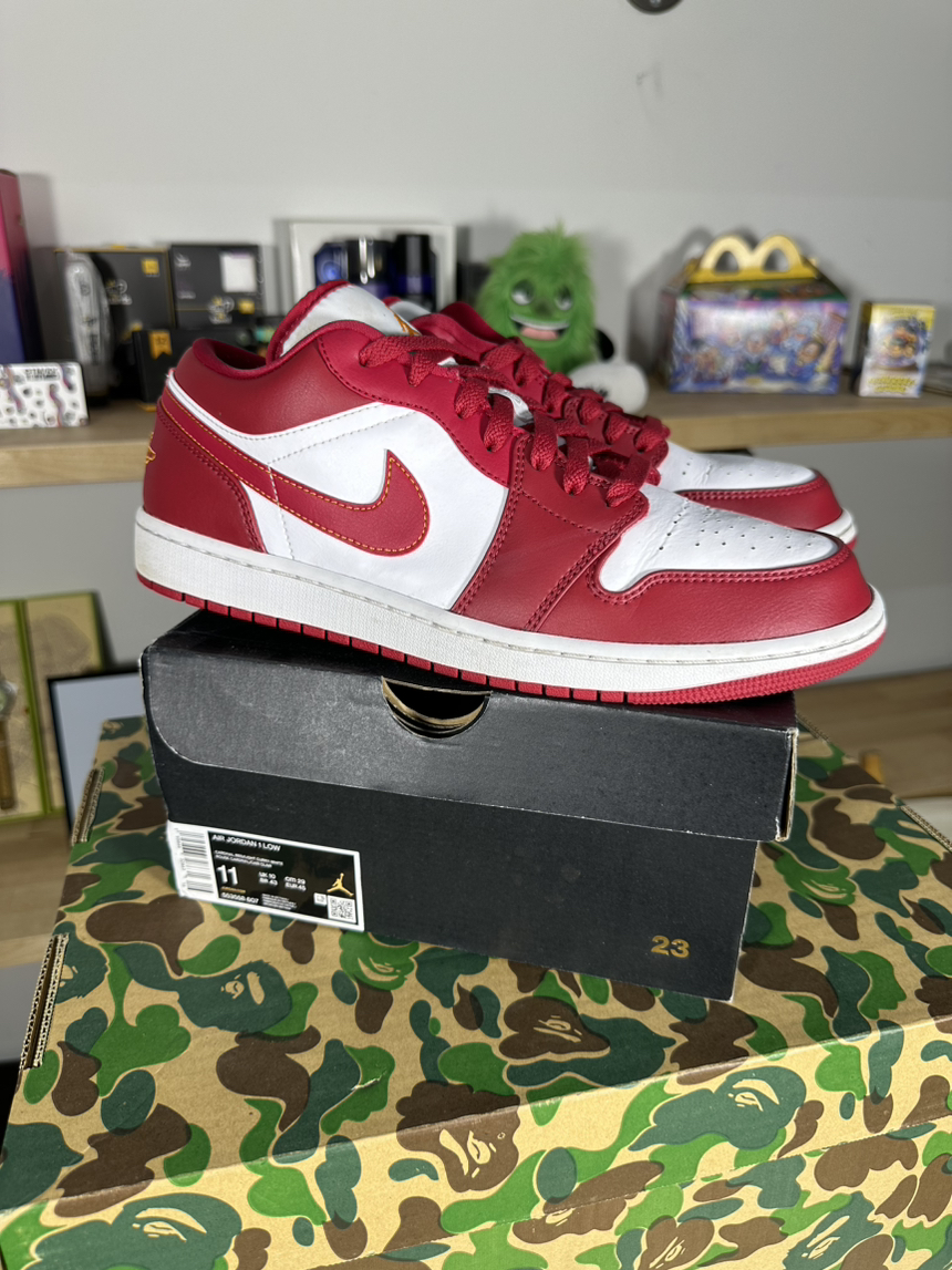 SZ 11 AJ 1 Low Cardinal Red