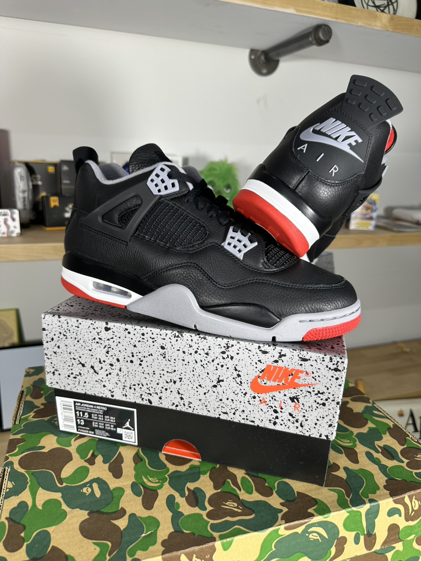 SZ 11.5 AJ 4 Bred Reimagined