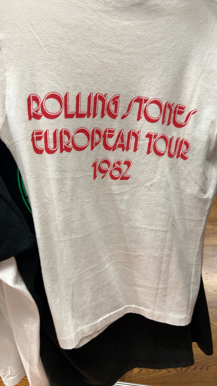 1980s Rolling Stones Euro Tour