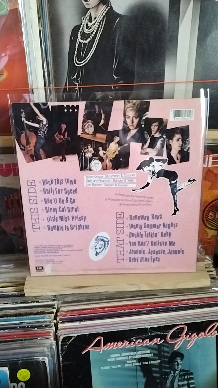 vintage stray cats lp