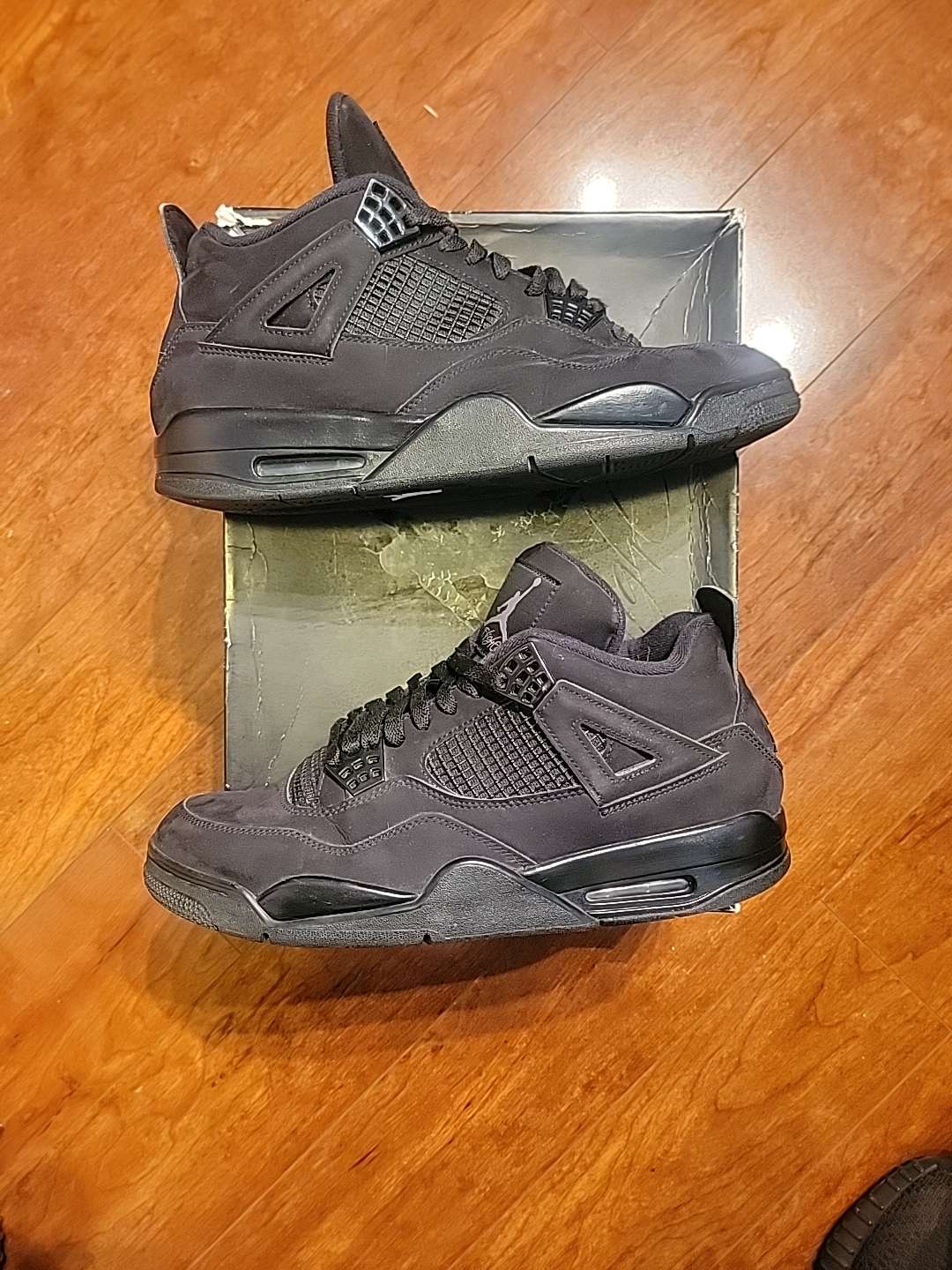 Sz11.5 Jordan 4 Retro Black Cat 2020