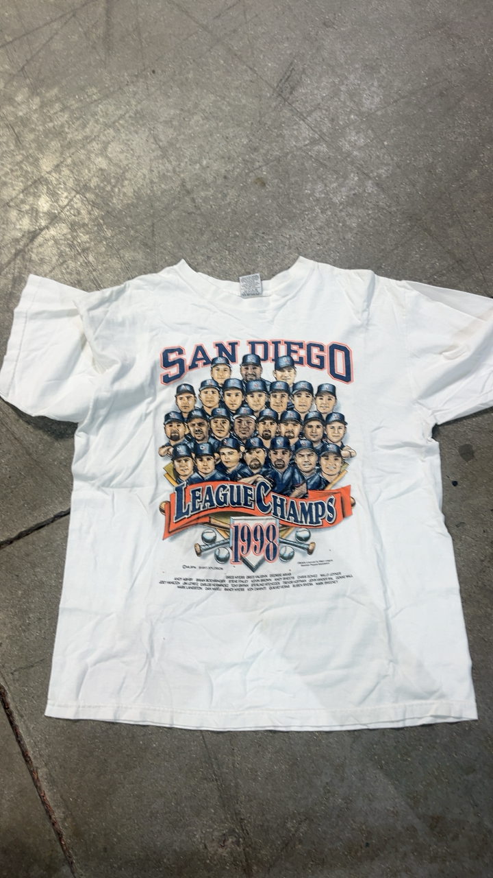 San Diego 90s baseball shirt