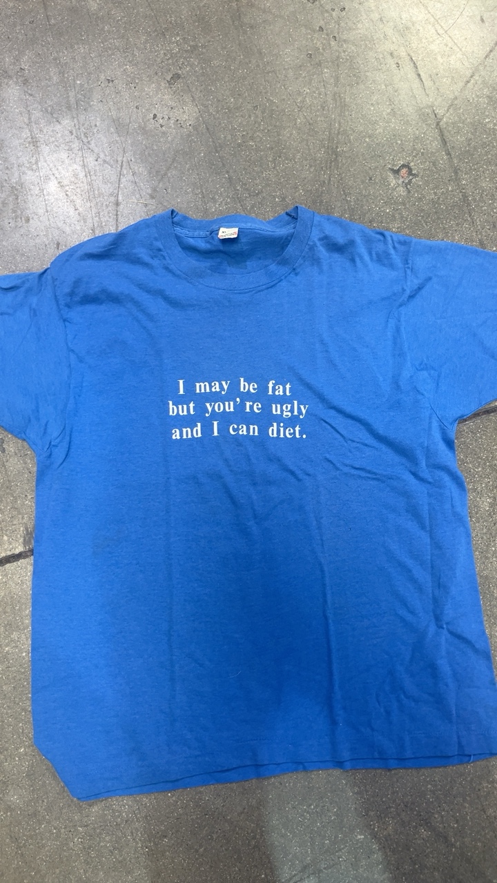 Fat and ugly vintage tee