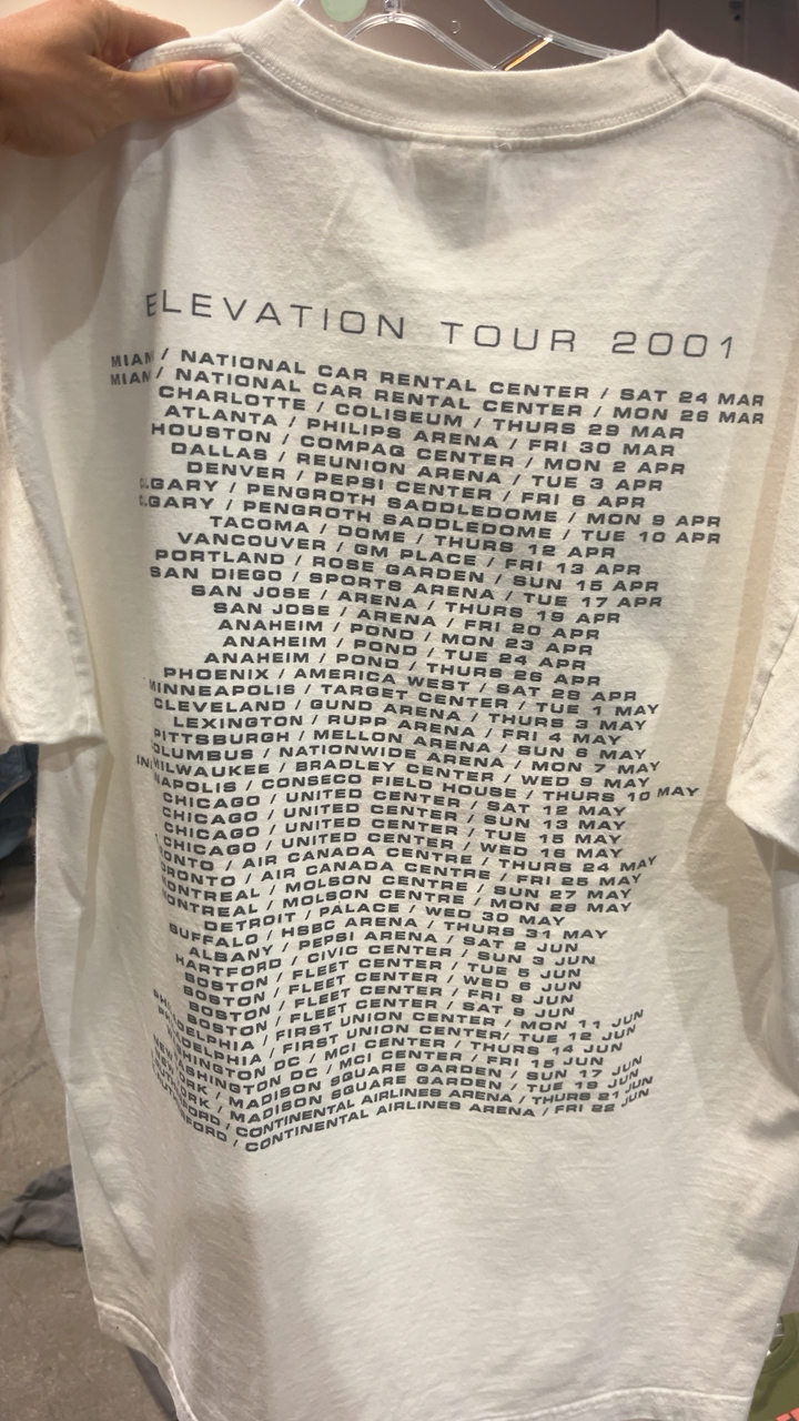 U2 vintage tee