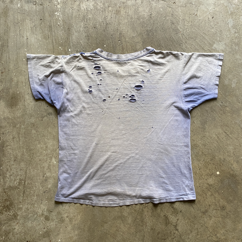 Vintage 80s 70s Distress Blank Tee