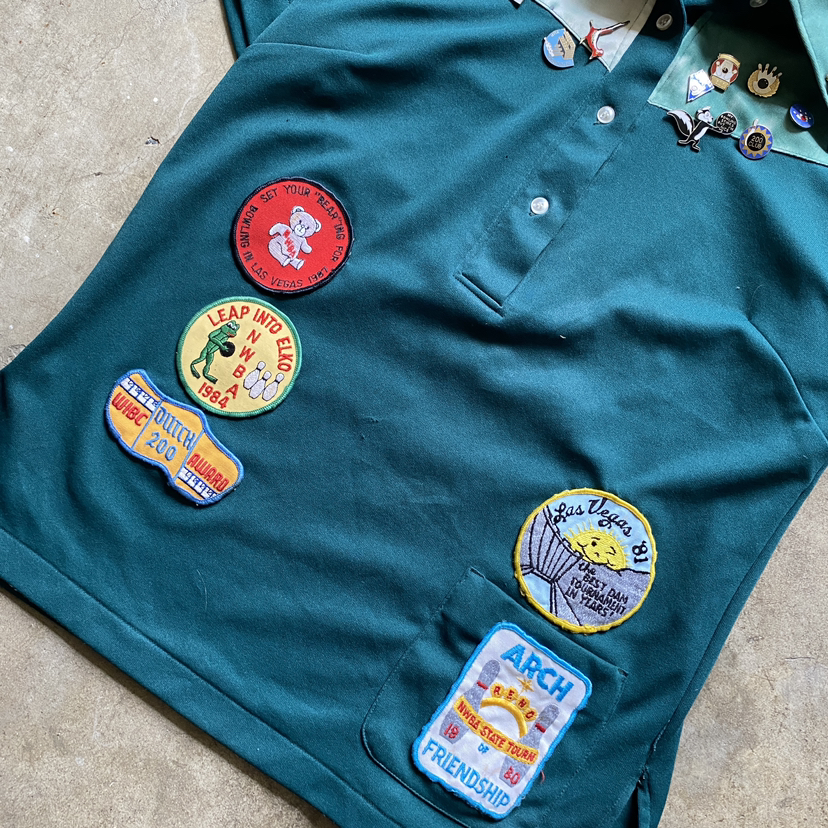 Vintage 80s Bowling Chain Stitch Shirt