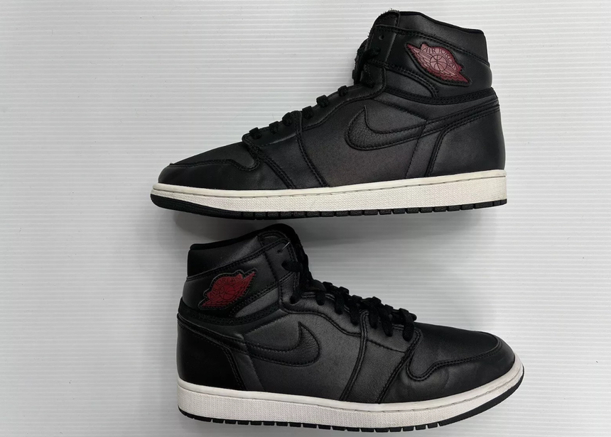 Air Jordan 1 Retro OG High Black Gym Red Size 11.5 555088-060