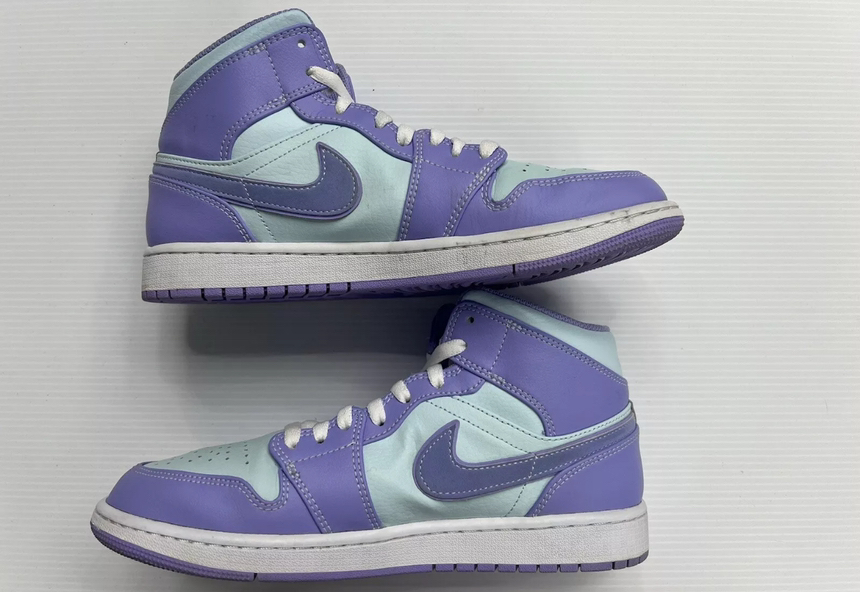 Air Jordan 1 Mid Purple Pulse Size 9.5 554724-500