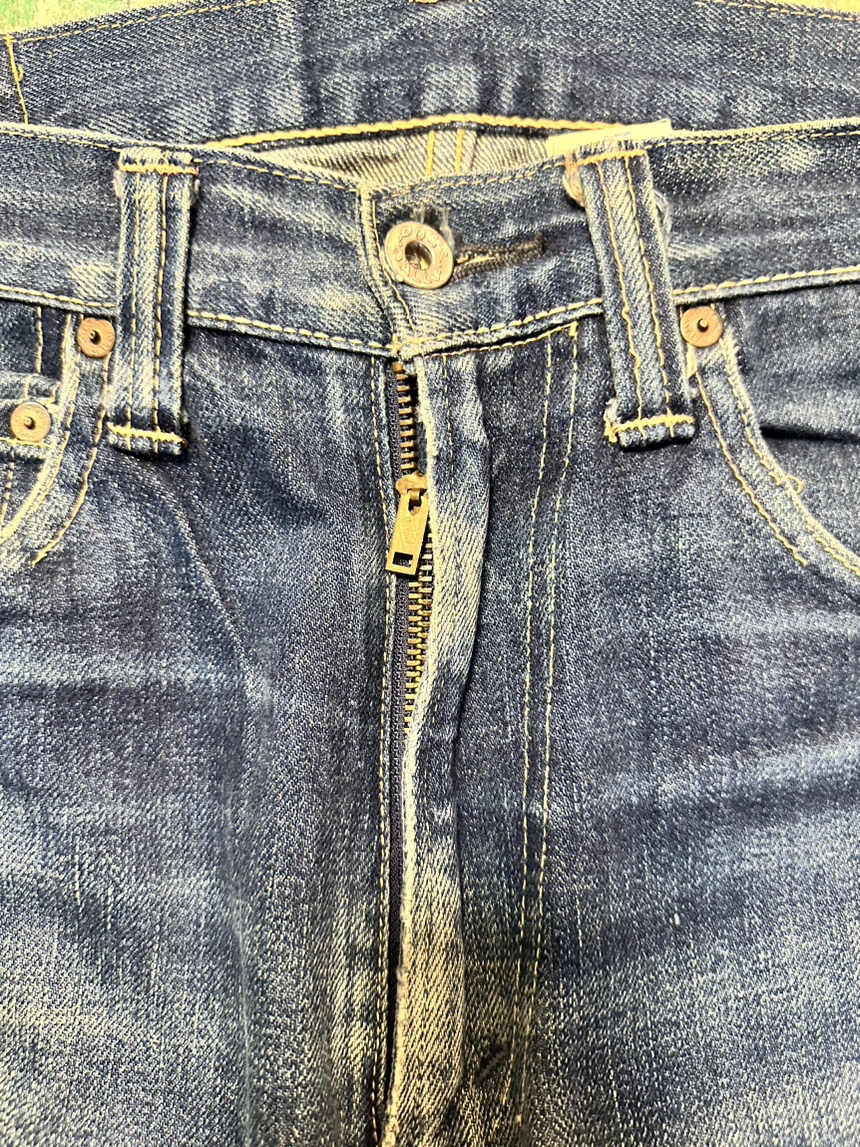 Vintage 90’s Post Overalls Japanese Selvedge Jeans