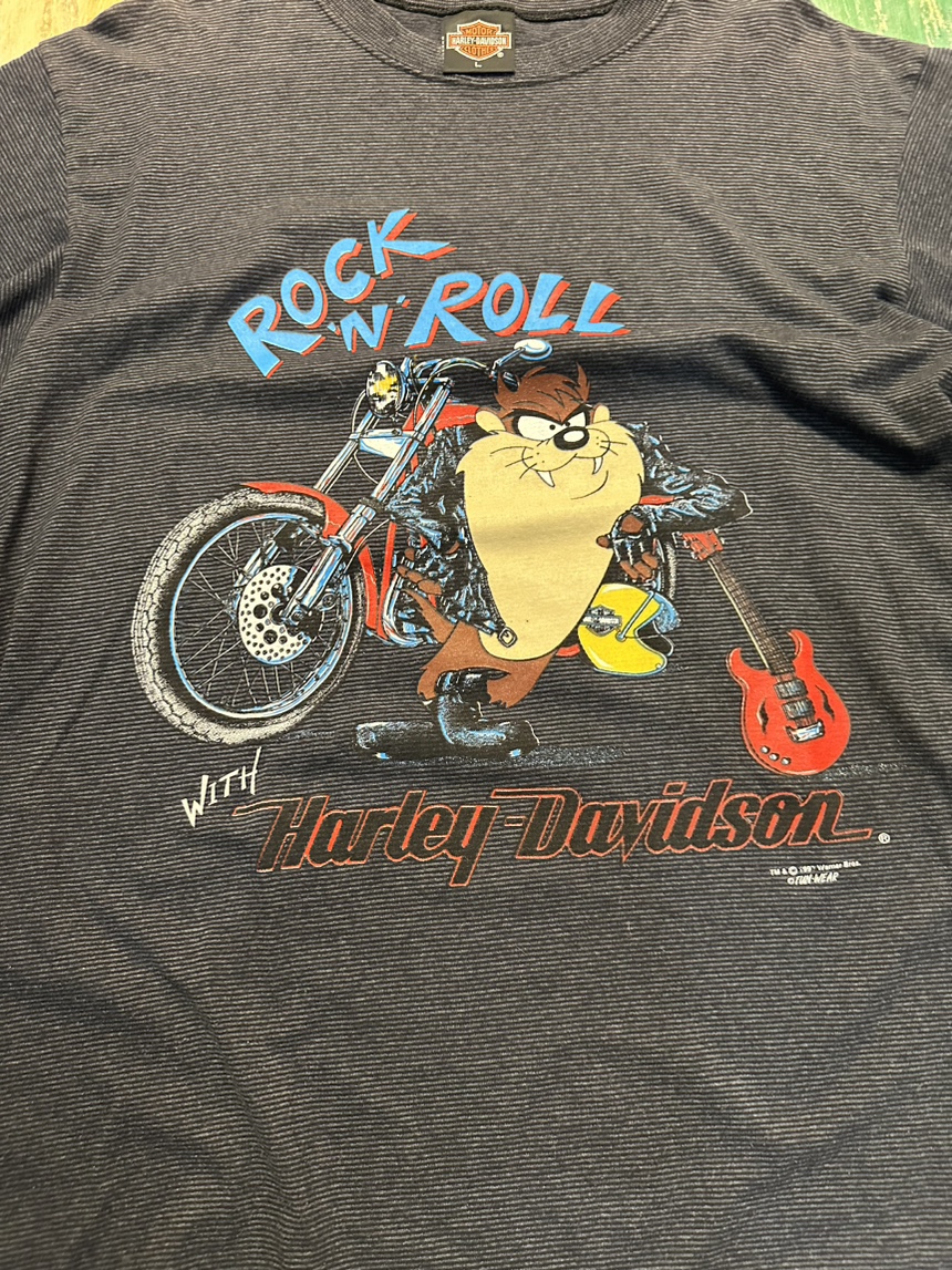 1993 HARLEY LOONEY TUNES TAZ ROCK N ROLL TEE