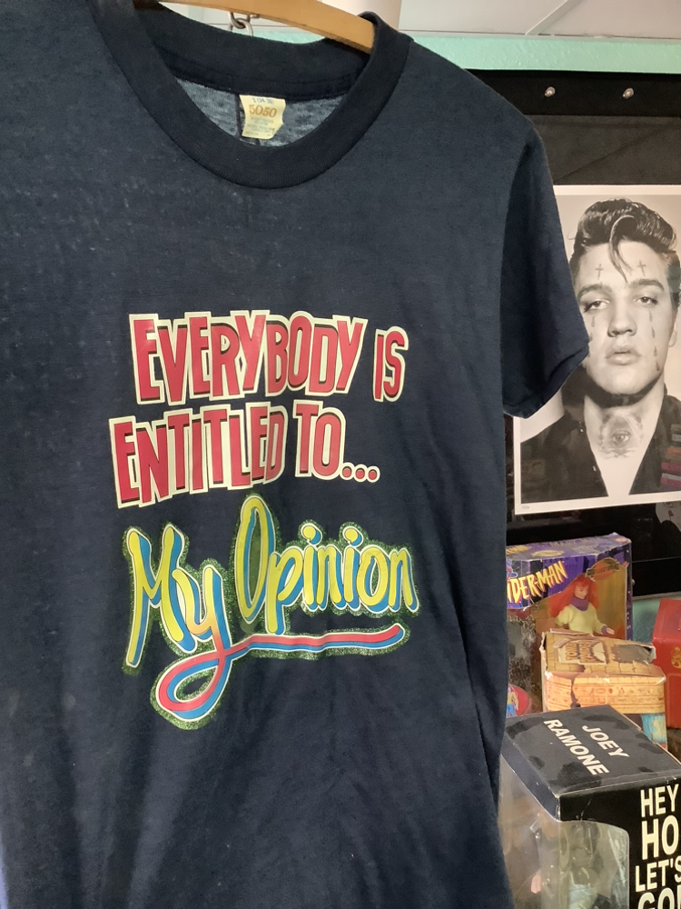 Vintage 70s Opinion T