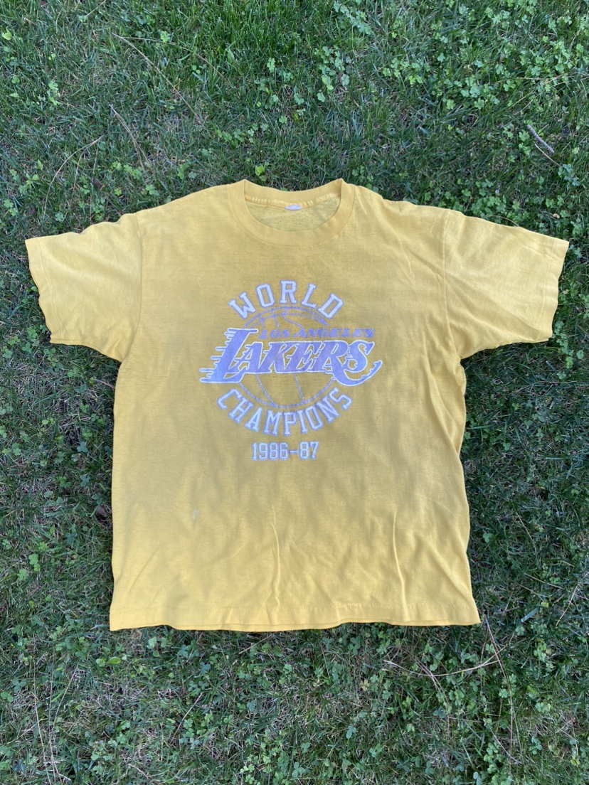 1987 Lakers Champions Tee
