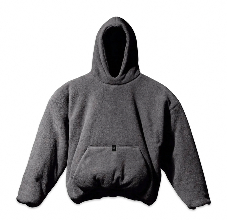 YEEZY x GAP GREY Fleece Polar Padded Hoodie