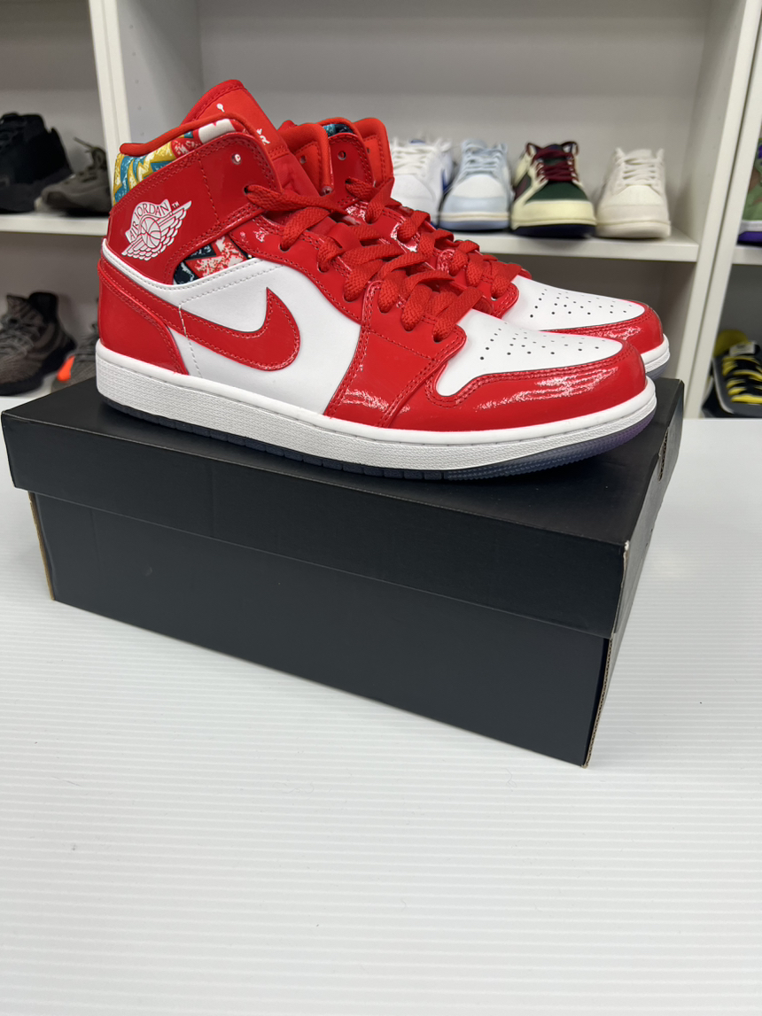 Air Jordan 1 SE Mid Barcelona Sweater Size 9 DC7294-600