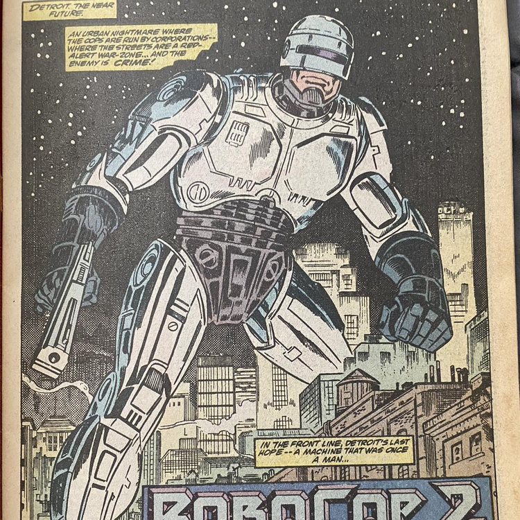 Robocop 2 Vintage 90’s Marvel Comic Book #1 First Issue