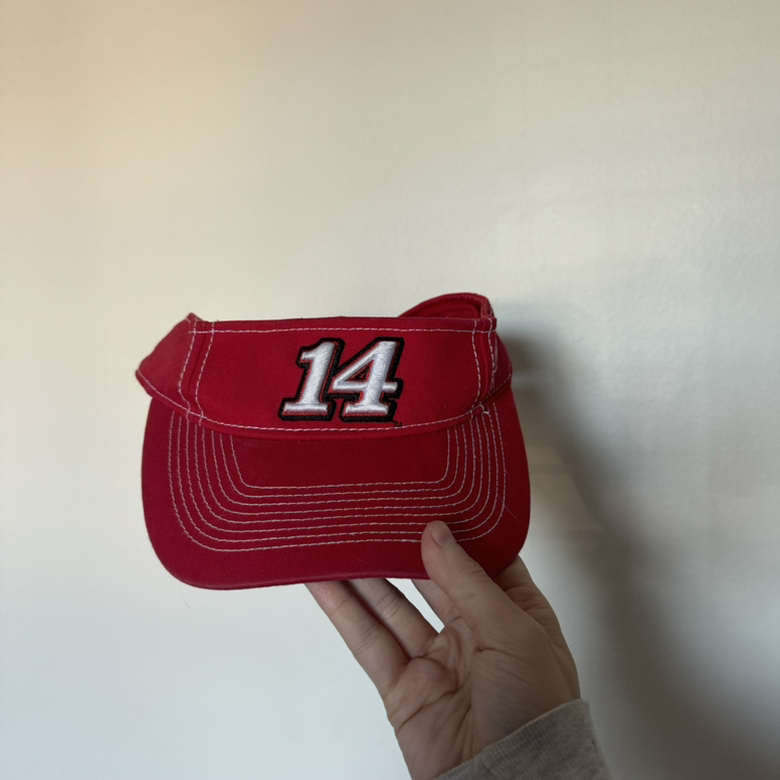 Nascar Tony Stewart Red Visor Hat