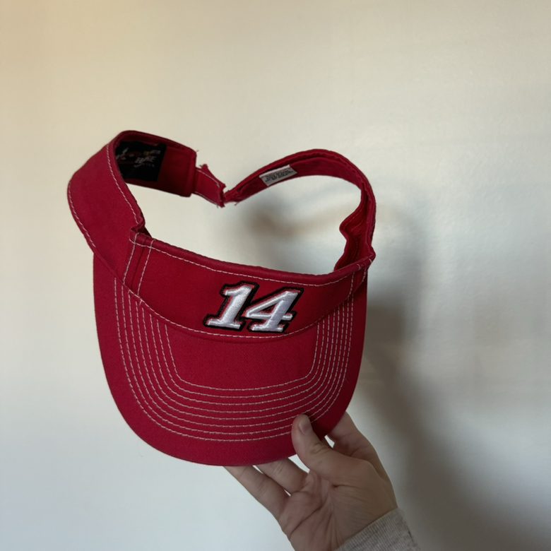 Nascar Tony Stewart Red Visor Hat