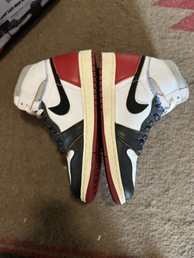 Union x Jordan 1 High ‘Black Toe’ - Size 9