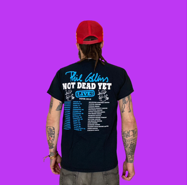 Phil Collins 2019 Not Dead Yet Tour Band Medium T-Shirt