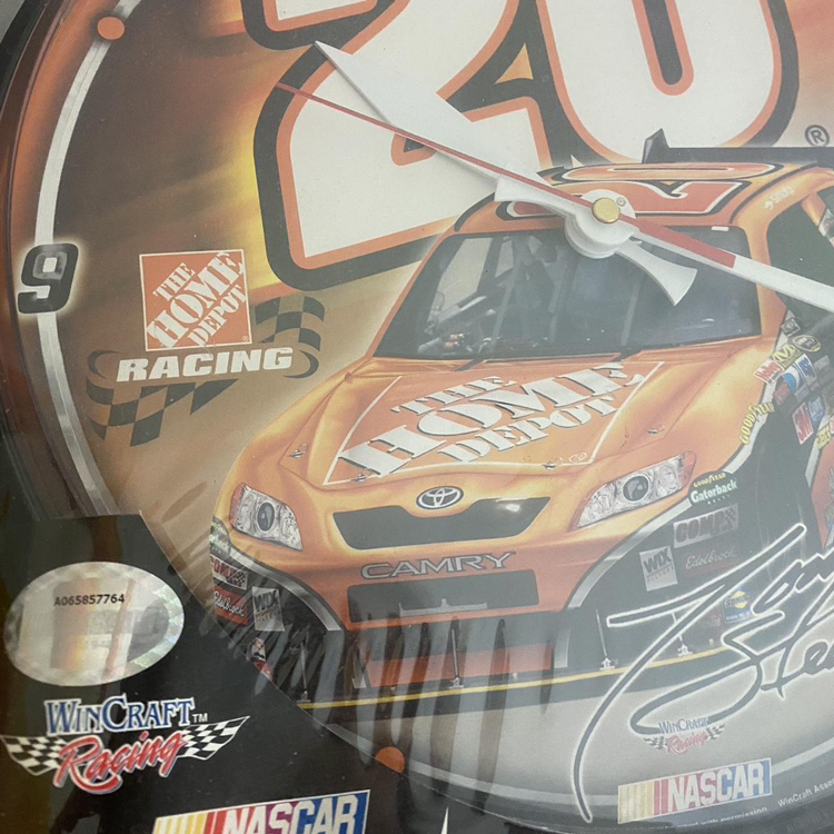 Vintage Tony Stewart Home Depot NASCAR Brand New Wall Clock