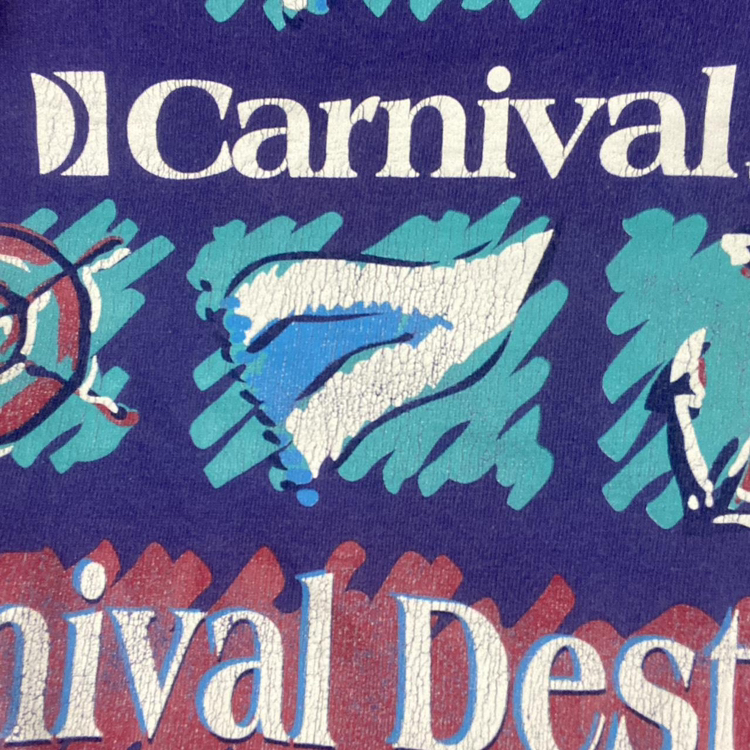 Vintage 90’s Carnival Cruise Sleeveless Summer Vacation Tank Top Shirt