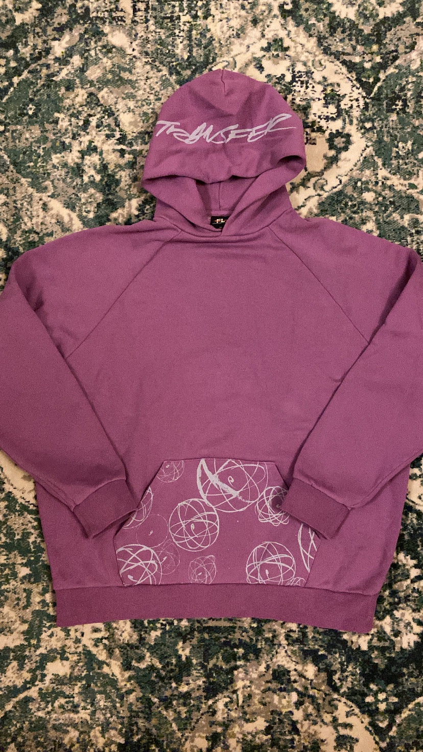 XL FUTURA LABORATORIES Magenta Hoodie