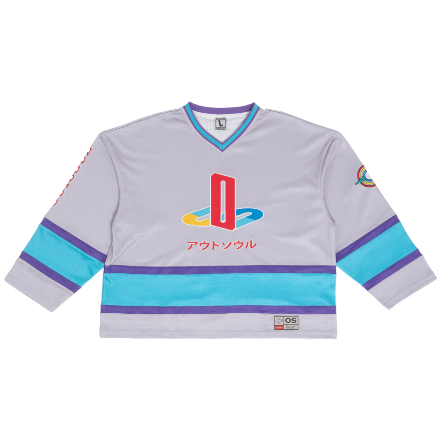 OUTSOUL GREY HOCKEY JERSEY