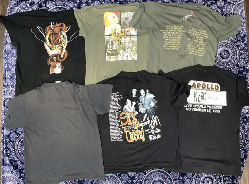 Vintage bundle Korn shirts