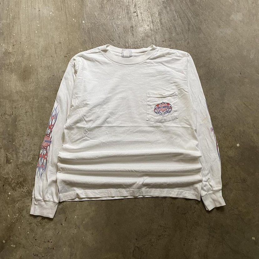 Y2K Flame Harley Long Sleeve