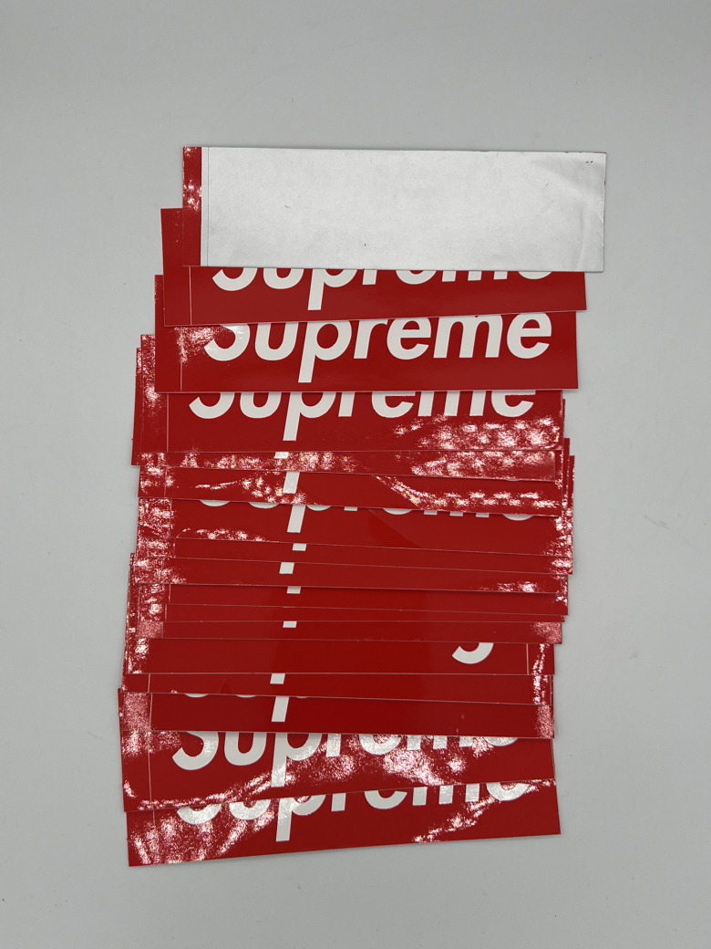 Lot Of 17 Supreme Red Box Logo Stickers Brand New