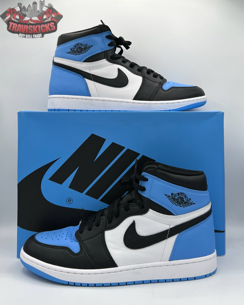 Air Jordan 1 Retro High OG UNC Toe Size 12 Pre-Owned