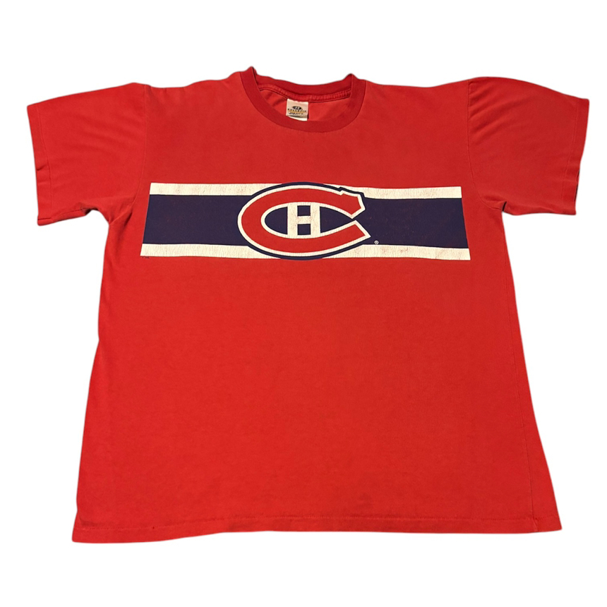 90s Montreal Canadiens Hockey Tee Sz L