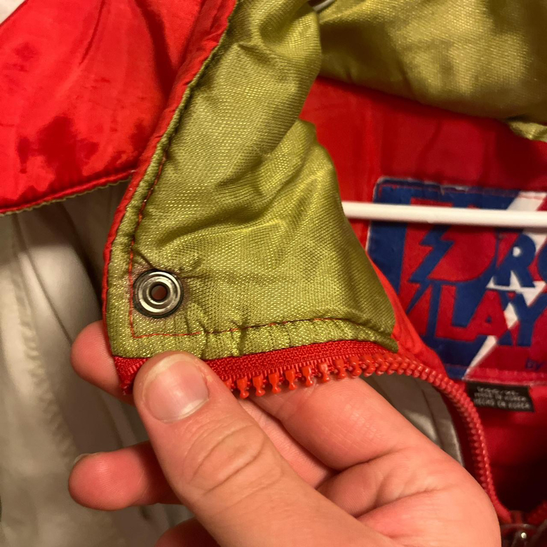 Vintage San Francisco 49ers Red and White Puffer Jacket