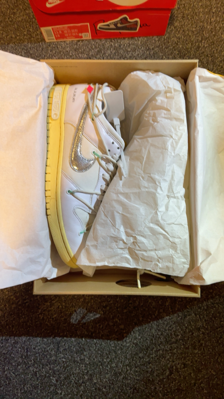 Sz 11 lot 1 off white dunks