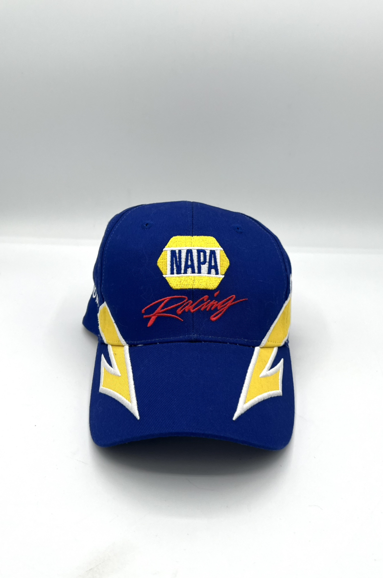 NEW NASCAR NAPA Racing Team Michael Waltrip 55 Toyota Hat Cap Blue Yellow New