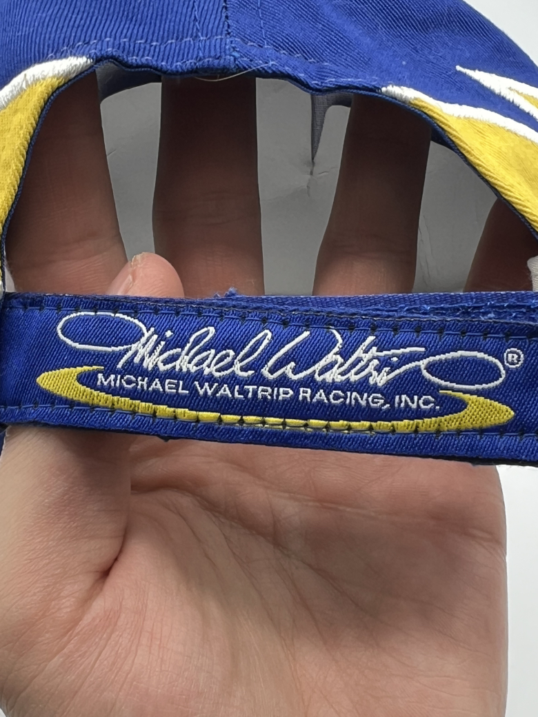 NEW NASCAR NAPA Racing Team Michael Waltrip 55 Toyota Hat Cap Blue Yellow New