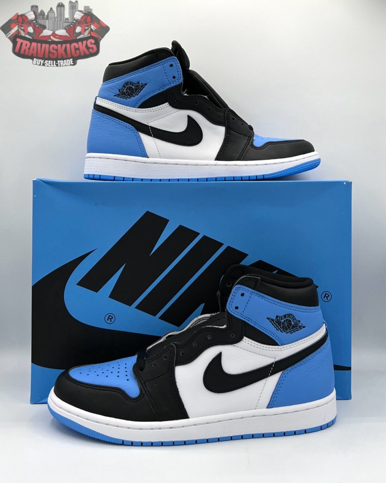 Air Jordan 1 Retro High OG UNC Toe Size 8.5 Brand New