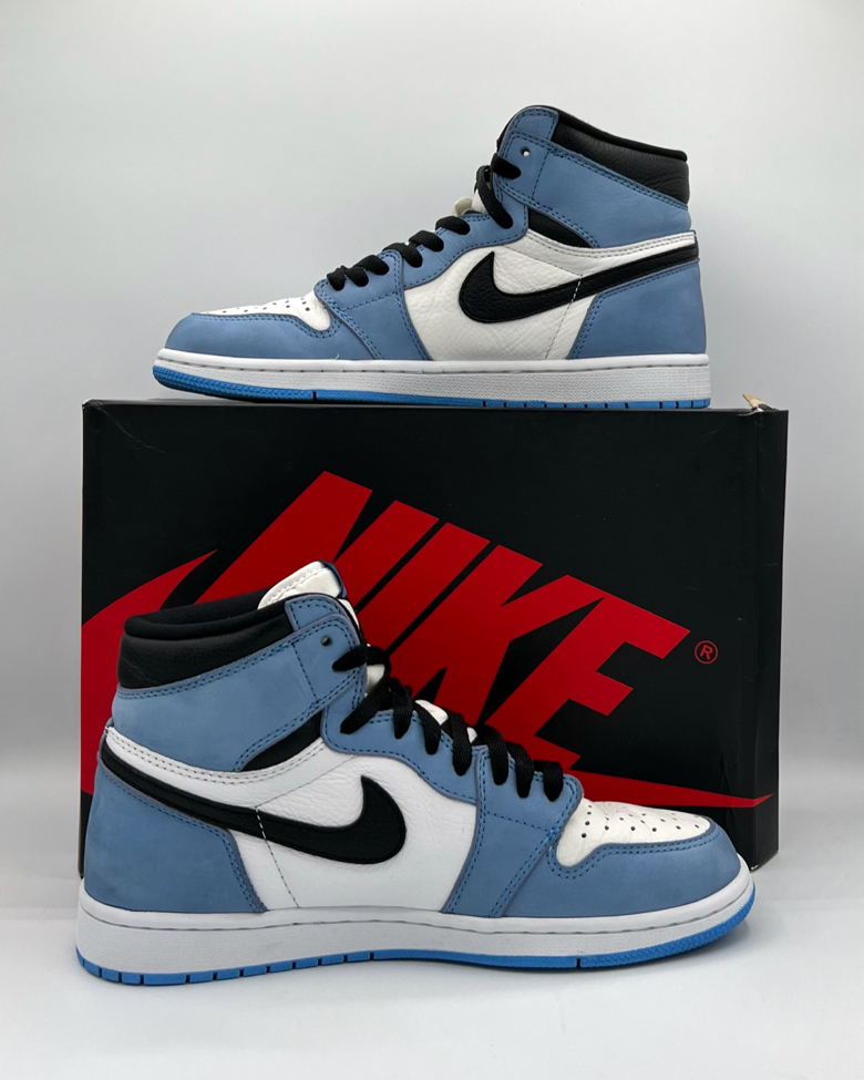 Air Jordan 1 Retro High OG University Blue Size 8.5 Pre-Owned