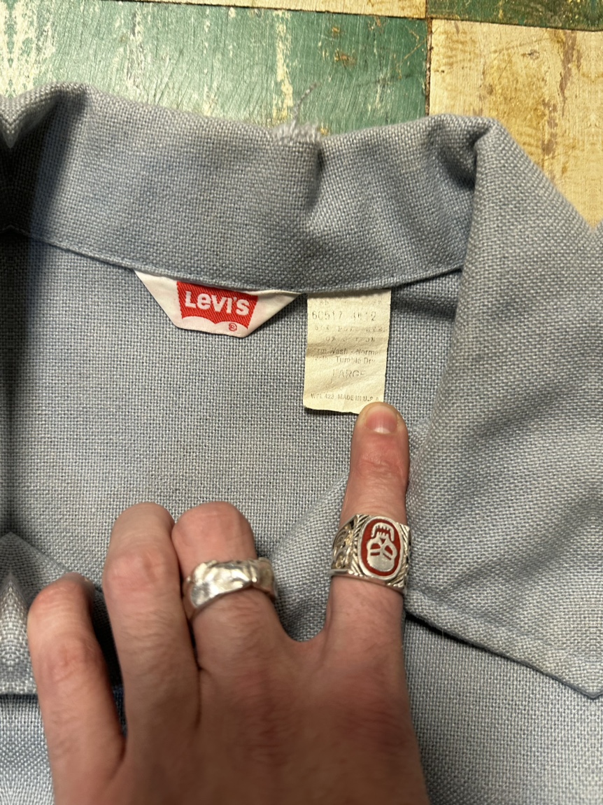 70’s LEVI’S BUTTON UP