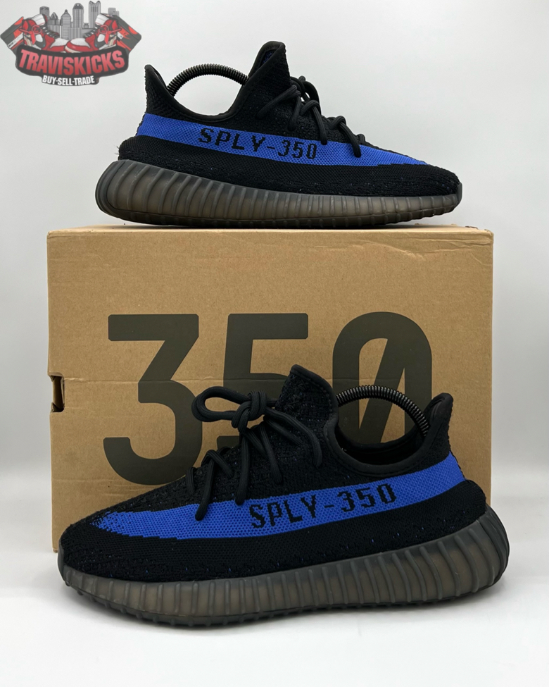 Adidas Yeezy Boost 350 V2 Dazzling Blue Size 8.5 Pre-Owned