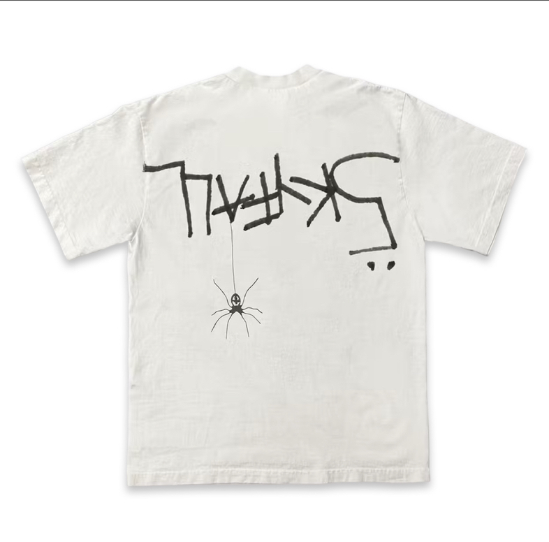 Travis Scott x Sp5der Days Before Rodeo Cowboy White Washed Tee