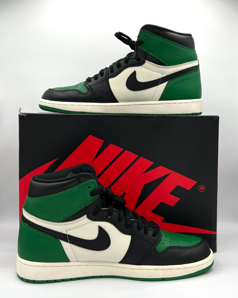 Air Jordan 1 Retro High OG Pine Green Size 13 Pre-Owned