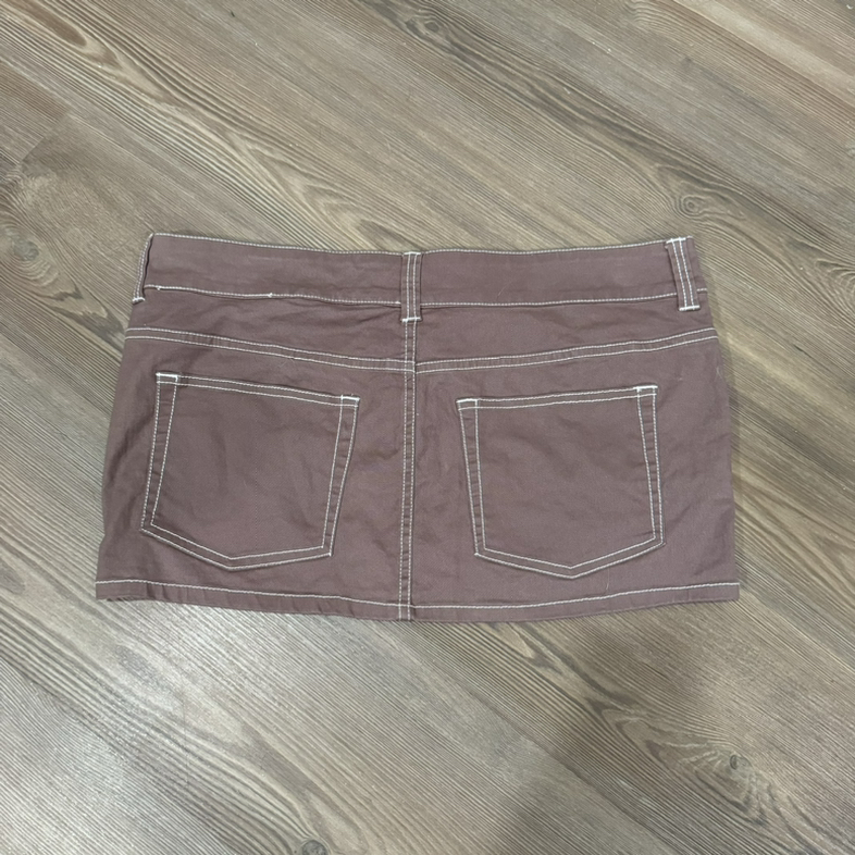 NWT brown mini skirt cargo