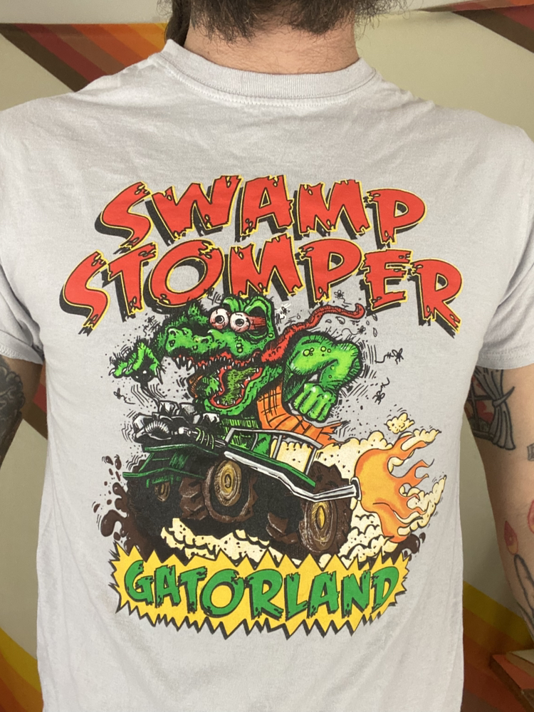 Rat Fink Gatorland Swamp Stomper Small Cartoon Souvenir T-Shirt