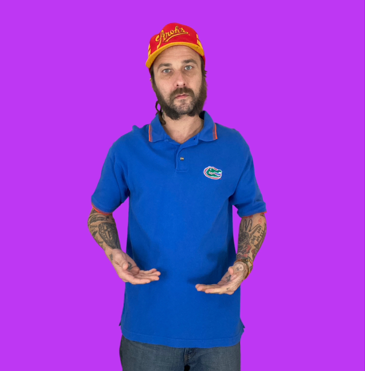 Florida Gators University Embroidered Short Sleeve Polo Shirt