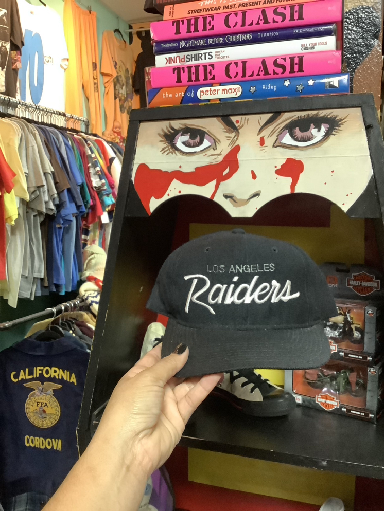 Vintage LA Raiders Script WoOL SNapBack Hat