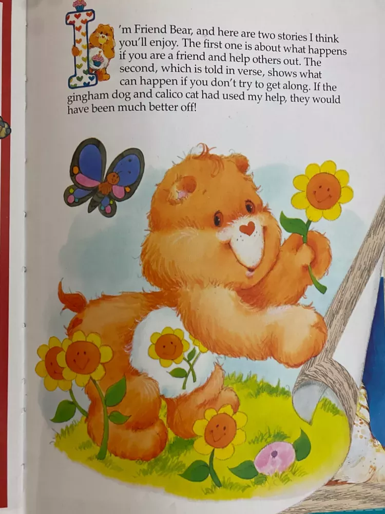 Care Bears Book Of Bedtime Stories Vintage 80’s Children’s Book