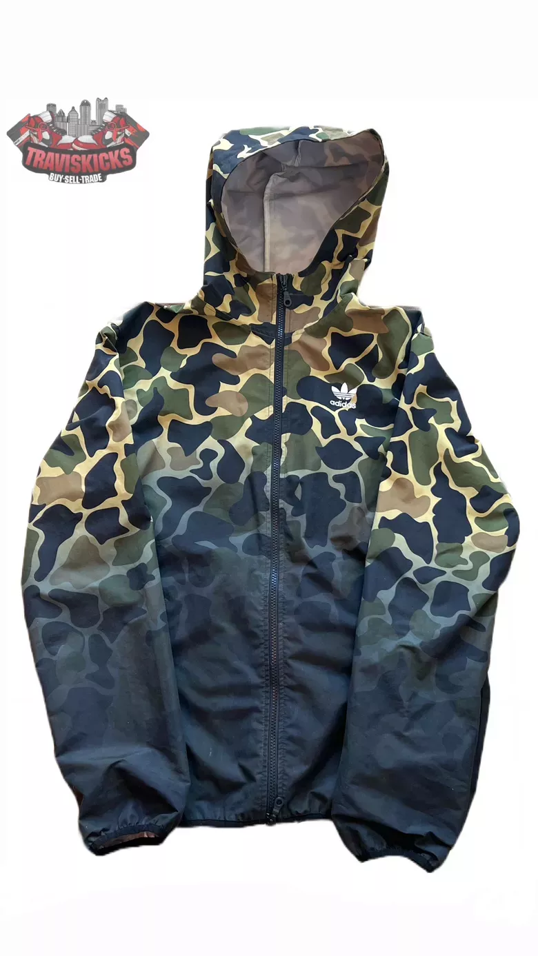 Adidas Originals Camo Fade Men’s Windbreaker Size Small Pre-Owned